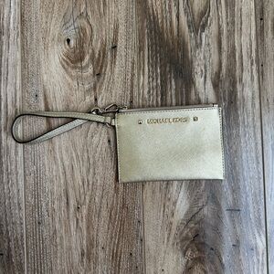 Michael Kors Gold Wristlet